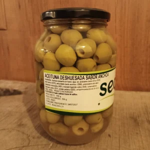 Barrilito aceituna deshuesada sabor anchoa 350 gr