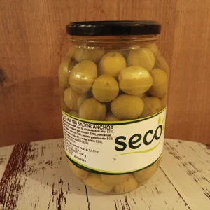 Aceitunas sabor anchoa de Seco