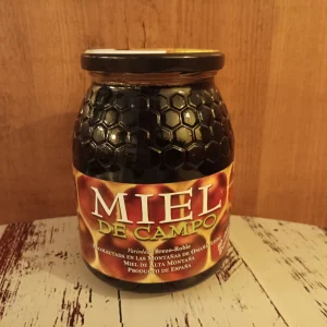 Bote de miel del campo