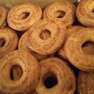 Rosquillas caseras de naranja de Horno de León