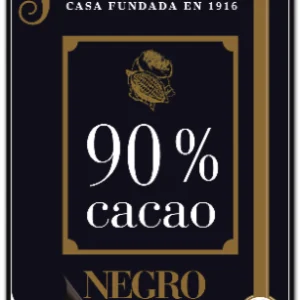 Chocolate negro Santocildes 90% cacao
